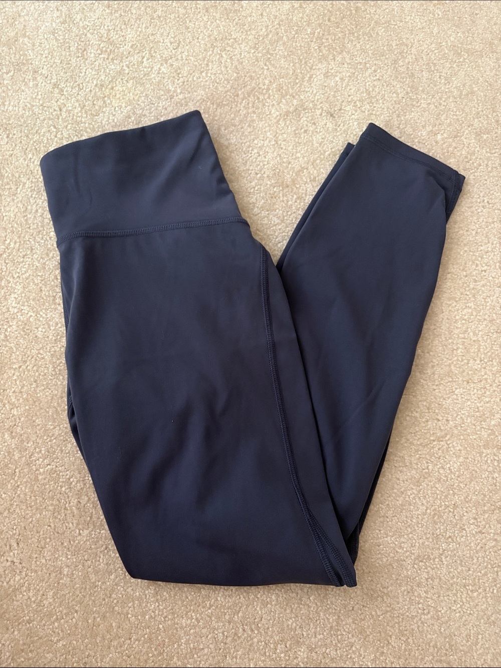 Lululemon High-Waist Slate Athletic Leggings